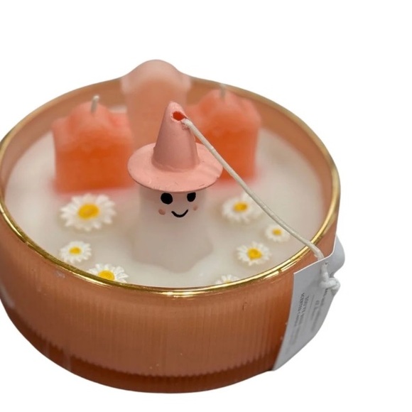 Cupcakes and Cashmere Pink Ghost Graveyard Candle - Picture 2 of 6